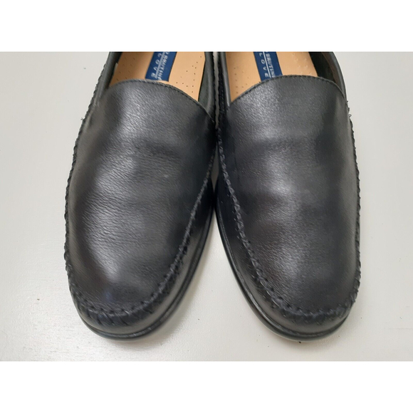 Giorgio Brutini Le Glove 671311 Size 8M Leather Slip On Men's Black Loafers - Picture 4 of 8